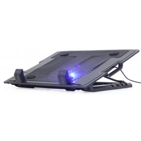 Підставка до ноутбука Gembird до 17&quot;, 1x150 mm fan, black (NBS-1F17T-01) (NBS-1F17T-01)