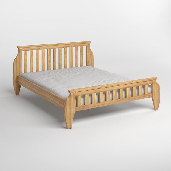 Двоспальне ліжко Mebigrand Прага Горіх світлий 180х200 см (MBG-1866) | Зображення 1