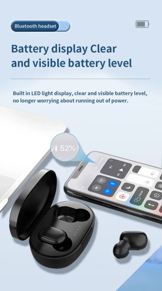 Бездротова Bluetooth-гарнітура Touch Light Mini A6 | Зображення 1