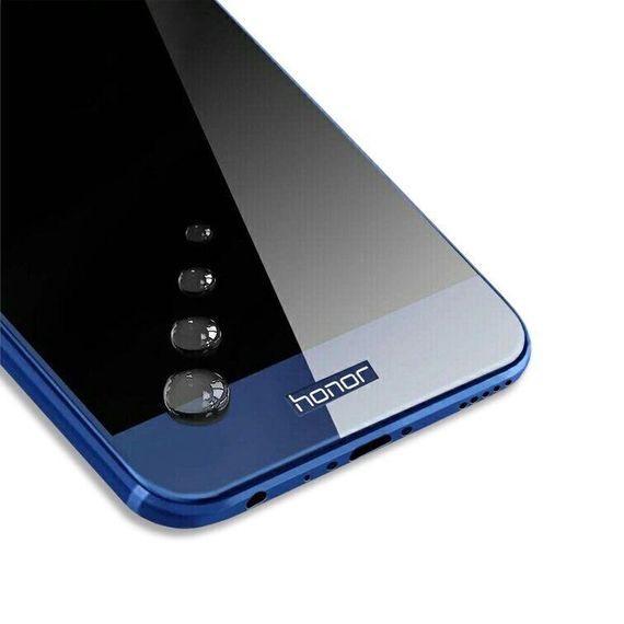 Защитное стекло 2.5D на весь экран для Huawei Honor V9 цвет Синий | Зображення 1