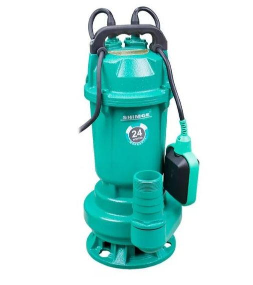 Дренажно-фекальний насос SHIMGE WQ(D)7-15-1.1L1(F), Hmax=19 м, Qmax=383 л/хв