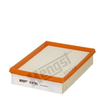 Фильтр воздушный Citroen C4 / Peugeot 307 1.4-2.0 i 00-, Hengst, E478L,
