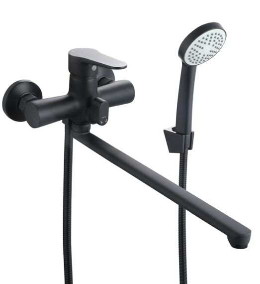 Змішувач для ванни Lidz Nicole 005, Black (k35) LDNIC005BLA45183