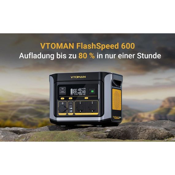 Зарядна станція Vtoman FlashSpeed 600 499Wh (FlashSpeed 600) | Зображення 3