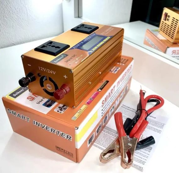 Перетворювач напруги з 12V/24V 220V 3500W LCD SMART (EY3500W) | Зображення 2