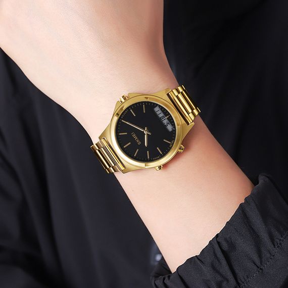 Наручний годинник Skmei 2120GDBK Gold-Black | Зображення 2