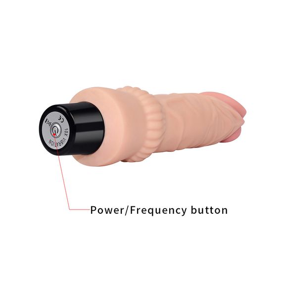 Реалістичний вібратор - Real Softee Vibrator 7,8" Sex Aura | Зображення 2