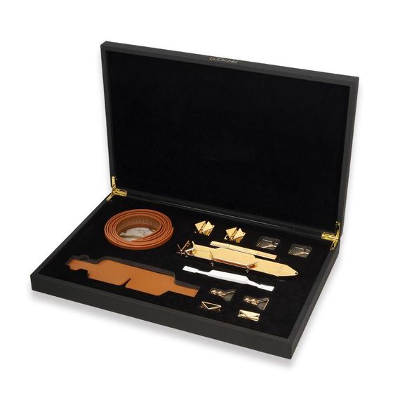 БДСМ-набір LOCKINK Teasing & Impact-Play Brown Set sexstyle