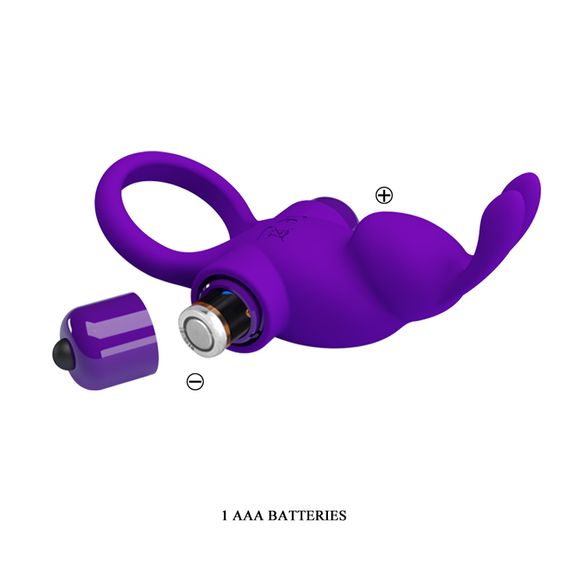 Ерекційне кільце - Pretty Love Vibrant Penis Ring I Purple | Зображення 2