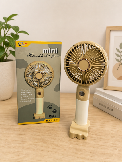 Акумуляторний ручний вентилятор / Міні вентилятор Handheld Fan | Зображення 1