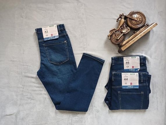 Чоловічі завужені джинси slim 34/32 | Зображення 2