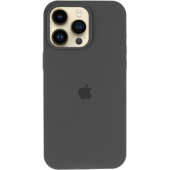 Чохол Silicone Case (AA) Logo with MagSafe для Apple iPhone 13 Pro (6.1") Сірий / Dark Gray | Зображення 1