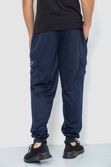 Спорт чоловічі штани, колір темно-синій, 244R41206 | Зображення 3