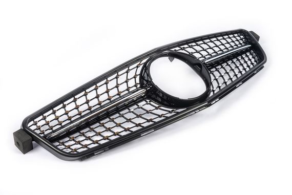 Передняя решетка Diamond Black для Mercedes C-class W204 2007-2015 гг | Зображення 2