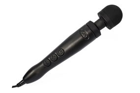 Вібромасажер DOXY Die Cast 3 Matt Black, дуже потужний, живлення 220В, металевий корпус