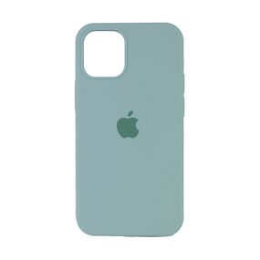 Чохол накладка Silicone Case Full для iPhone 12 Mini-light turquoise