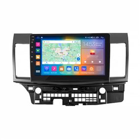 Штатна магнітола 10" Lesko для Mitsubishi Lancer X Рестайлинг 2011-2015 4/64Gb CarPlay 4G Wi-Fi GPS Prime