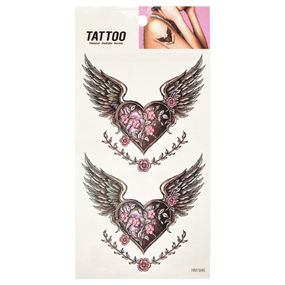 Временная татуировка "Два сердца Tattoo" 1020-HM1646