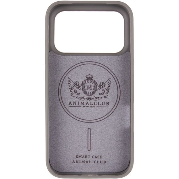 TPU+PC чохол Animal Club для Apple iPhone 17 Pro Max (6.9") Titanium Gray | Зображення 2