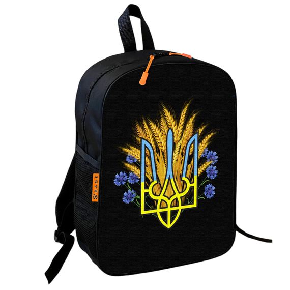 Шкільний рюкзак дитячий Тризуб Україна + Сумка для взуття спортивної форми рюкзак-мішок хлопчикові (01855) | Зображення 4