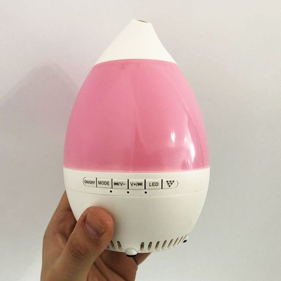 Колонка увлажнитель с диодной подсветкой JT-315. VP-477 Цвет: розовый | Зображення 2