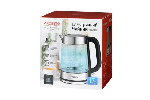 Чайник електричний Ardesto EKL-F-200 1,7 л | Зображення 3