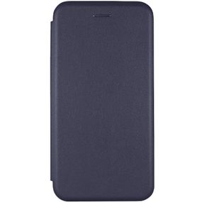 Шкіряний чохол-книжка Classy для Motorola Moto G15 Power / G17 Power Темно-синій