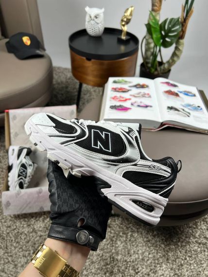 Кроссовки New 530 Premium Black White весна / літо / осінь В3664 36 23 см