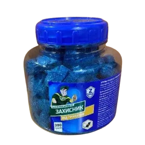 Принада для знищення гризунів 300гр парафінові брикети Захисник Укравіт