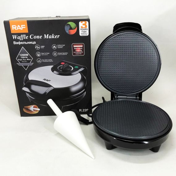 Качественная бытовая вафельница RAF, Бюджетная вафельница для пышных вафель LU-85 | Зображення 9