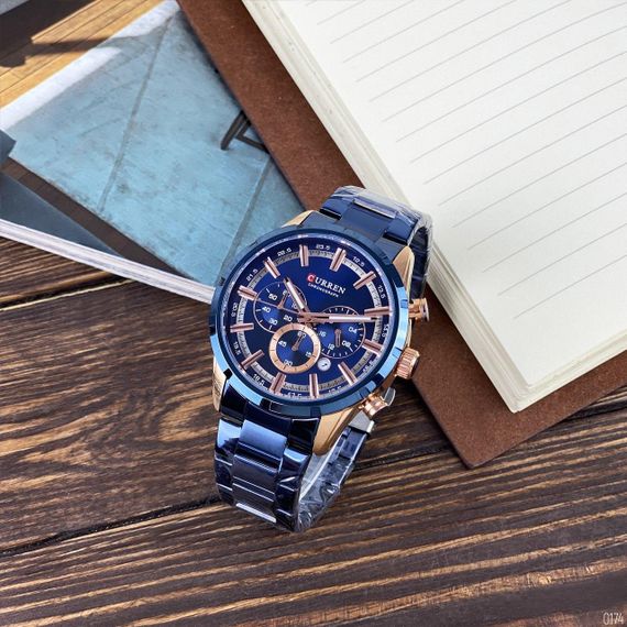 Годинник C1ur1ren 8355 Blue-Cuprum | Зображення 5