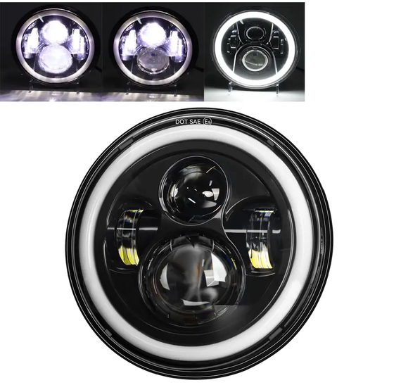 Универсальная светодиодная LED фара 5,75 дюймов, 4 LED