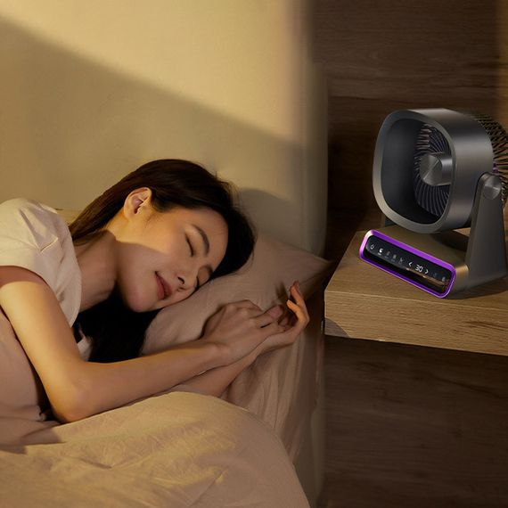 Настільний вентилятор F16 Smart 4000mAh Black | Зображення 5