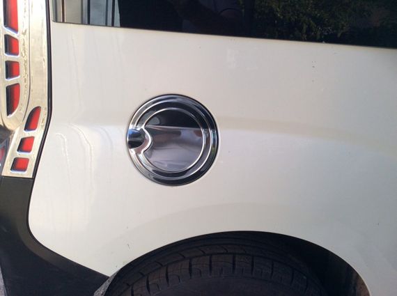 Накладка на лючок бензобака (нерж.) для Fiat Fiorino/Qubo 2008-2024 рр | Зображення 3