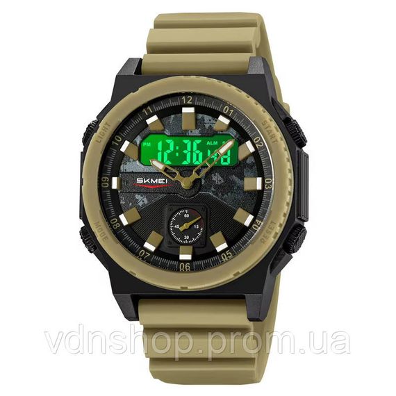 Часы рыбака охотника SKMEI 2355AT, Специальные часы для военных операций Мужские для рыбалки LC-76 | Зображення 1