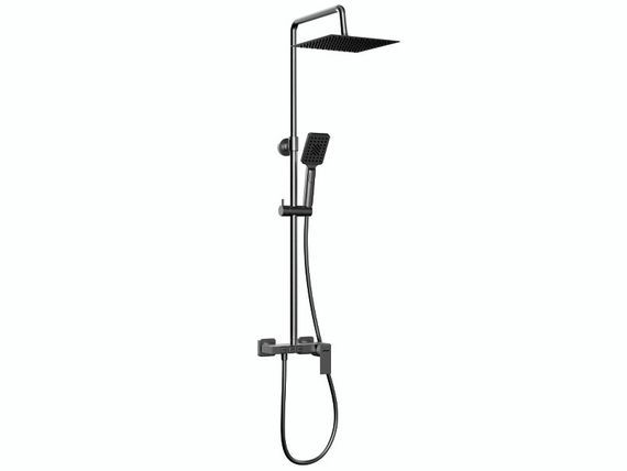 Душова система AIM зі змішувачем на 3 функції чорний матовий DG06344 (matte black)