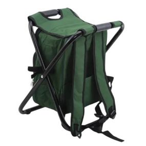 Табурет переносной раскладной с сумкой для хранения вещей Зеленый