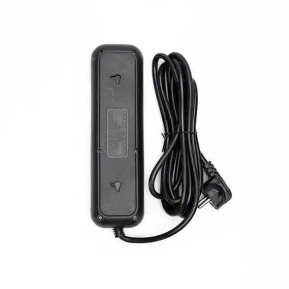 Мережевий фільтр чорний з вимикачем 3 розетки 3хUSB-A 1xUSB-C 3м HP-5-34 | Зображення 5