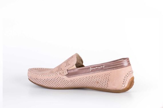 Мокасини з перфорацією Kadar бежеві 41 розмір | Зображення 1