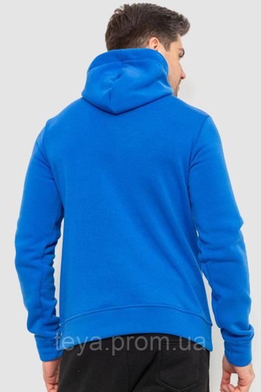 Худі чоловіче на флісі з капюшоном, колір електрик, розміри M, L, XL, XXL, L FA_008409 | Зображення 4