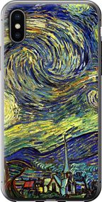 Чехол на iPhone XS Винсент Ван Гог. Звёздная ночь "163u-1583-17620"