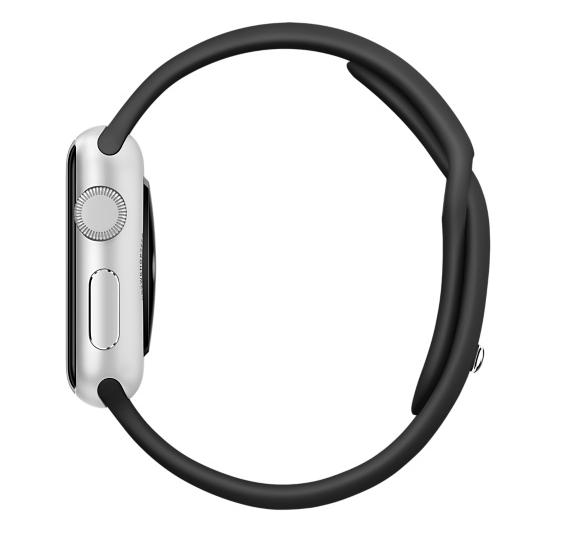 Спортивный ремешок Primo для часов Apple Watch 42mm / 44mm  / 45mm размер S - Black | Зображення 1