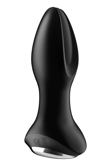 Анальна смарт вібропробка із перлинним масажем Satisfyer Rotator Plug 2+, Чорний | Зображення 4