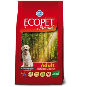 Сухий корм із куркою для собак середніх порід Farmina Ecopet Natural Adult Medium, 2.5 кг