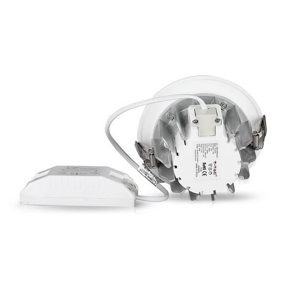 Светильник встраиваемый LED V-TAC, 10W, SKU-1272, 230V, 1200Lm, 6.4K, круглый (3800157611947) | Зображення 5