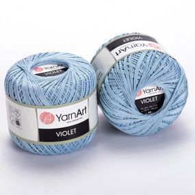 Пряжа YarnArt Violet номер цвета 4917 хлопок пряжа ярнарт виолет