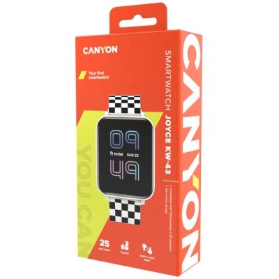 Смарт-годинник Canyon Joyce KW-43 DUAL BT Music White (CNE-KW43WB) | Зображення 1
