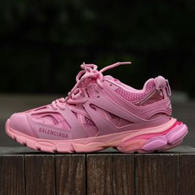 Літні кросівки Balenciaga колір рожевий