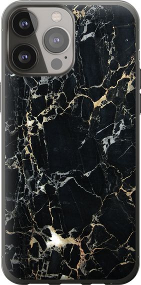 Чехол на iPhone 13 Pro Max Черный мрамор "3846u-2371-17620"