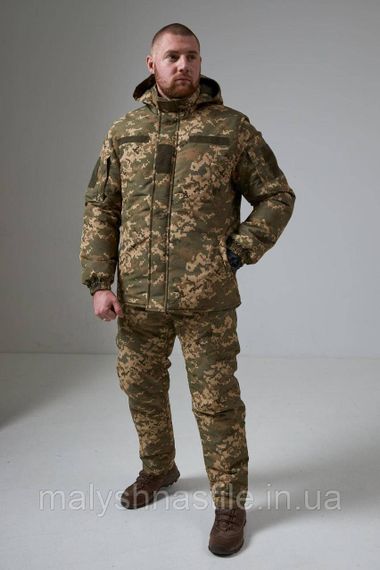 Тактична зимова куртка "Tactical WinterGuard Pro-X" піксель ЗСУ | Зображення 1